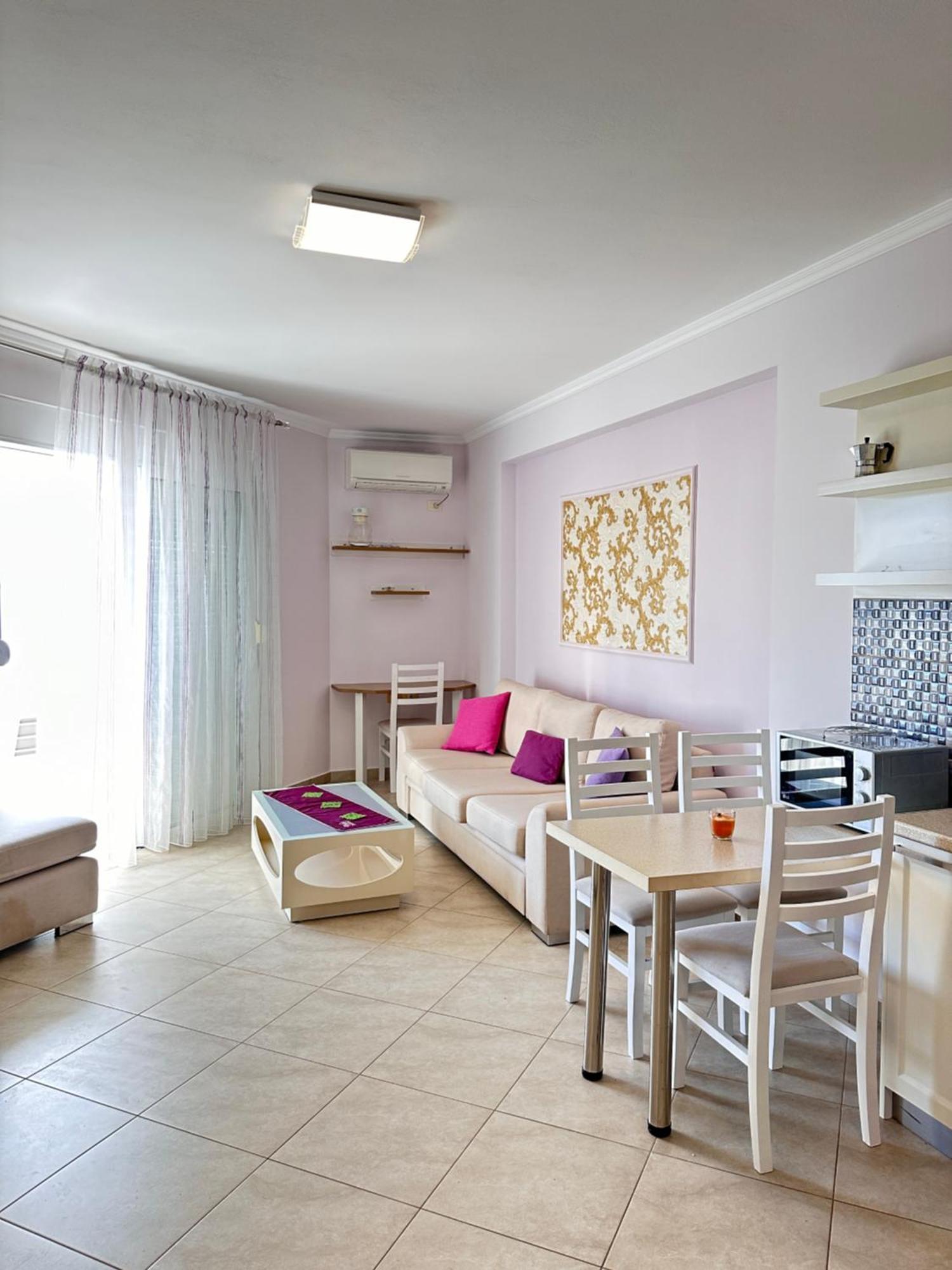 Violet Sea View Apartment Sarande Bagian luar foto